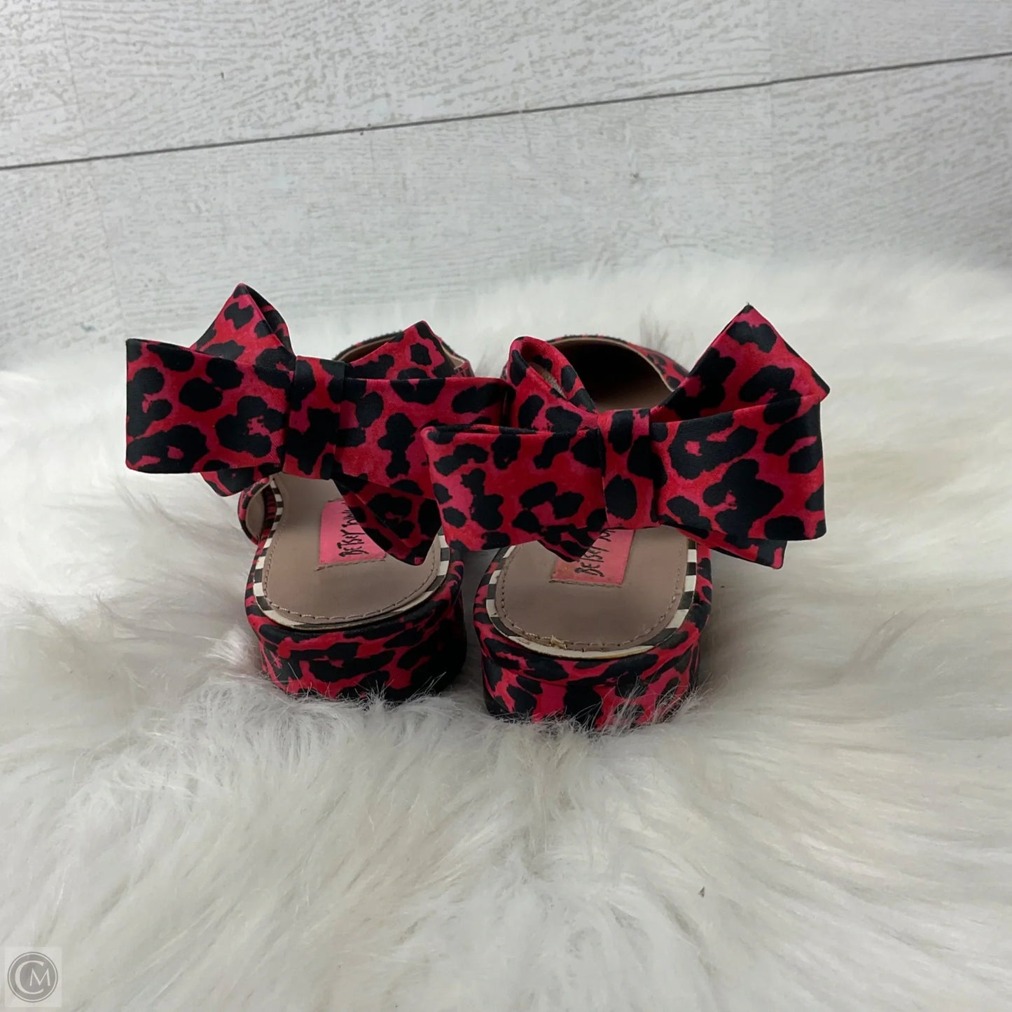 Shoes Flats By Betsey Johnson In Red, Size: 6.5