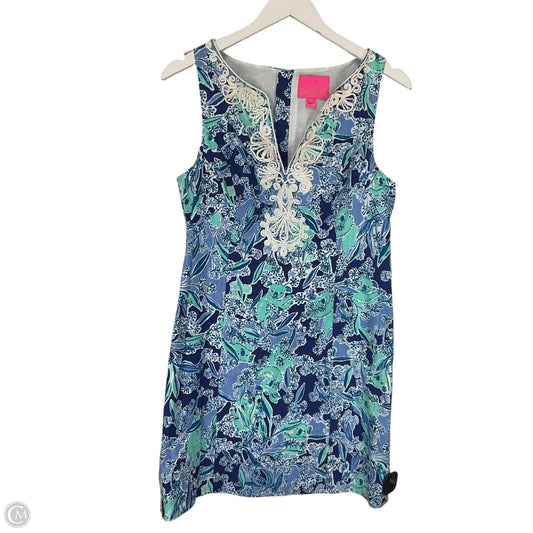 Dress Designer By Lilly Pulitzer In Blue, Size: 10