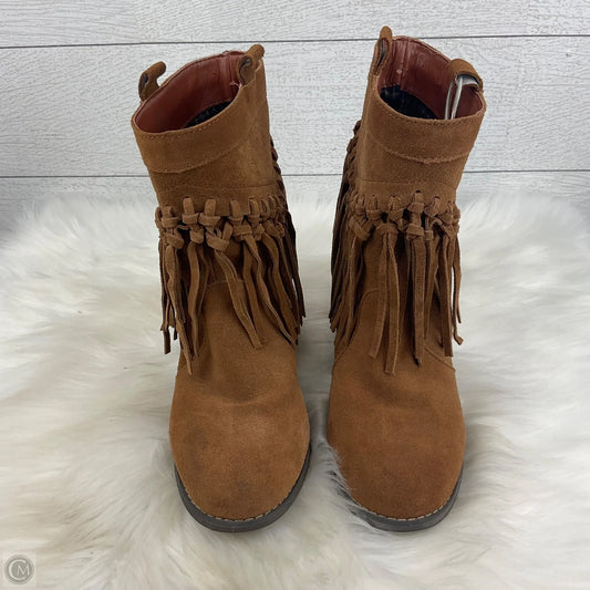 Boots Ankle Flats By Sbicca In Brown, Size: 7