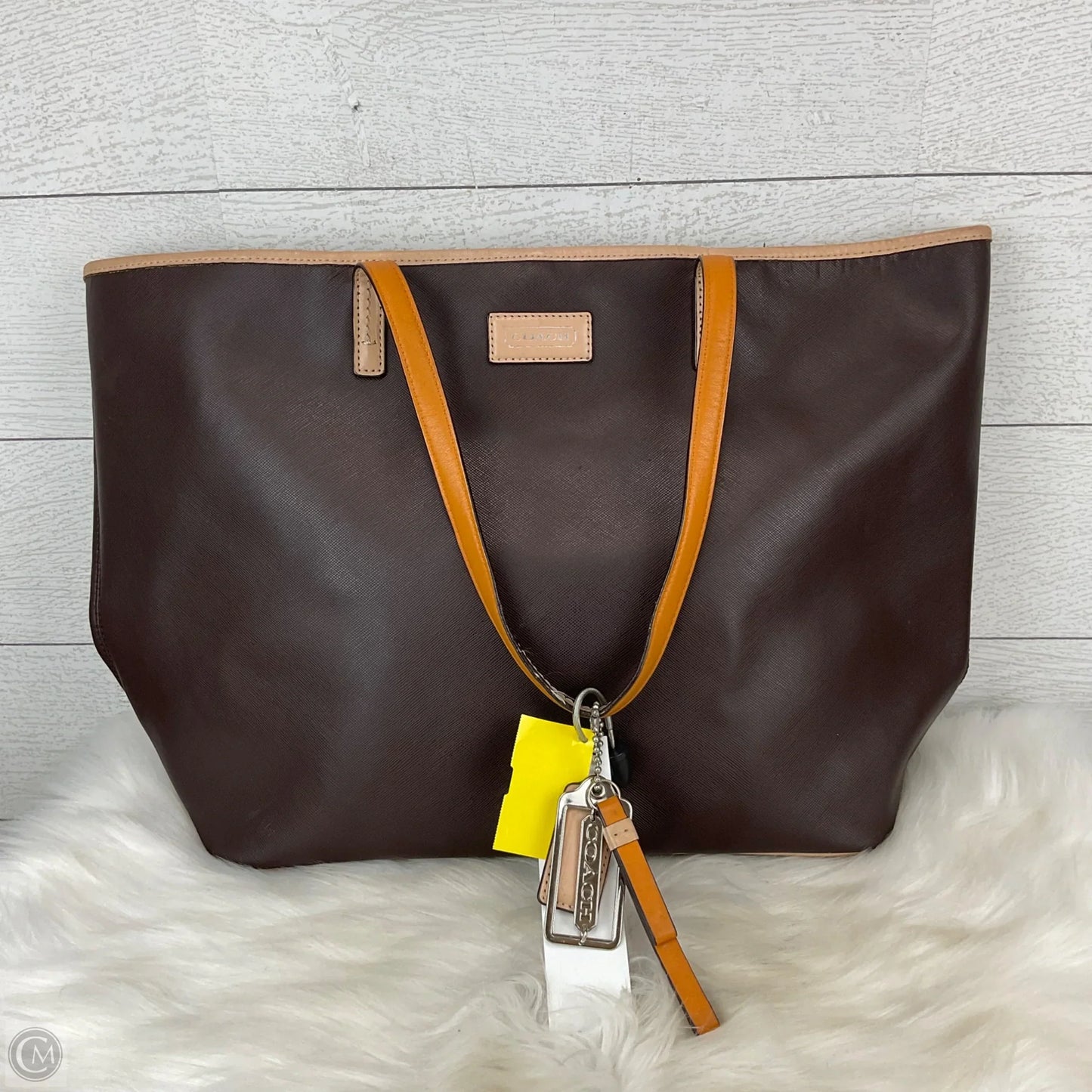 Handbag Designer By Coach, Size: Medium