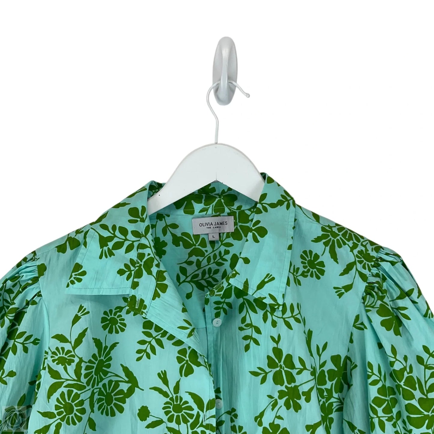 Dress Set 2pc By Cmb In Blue & Green, Size: L