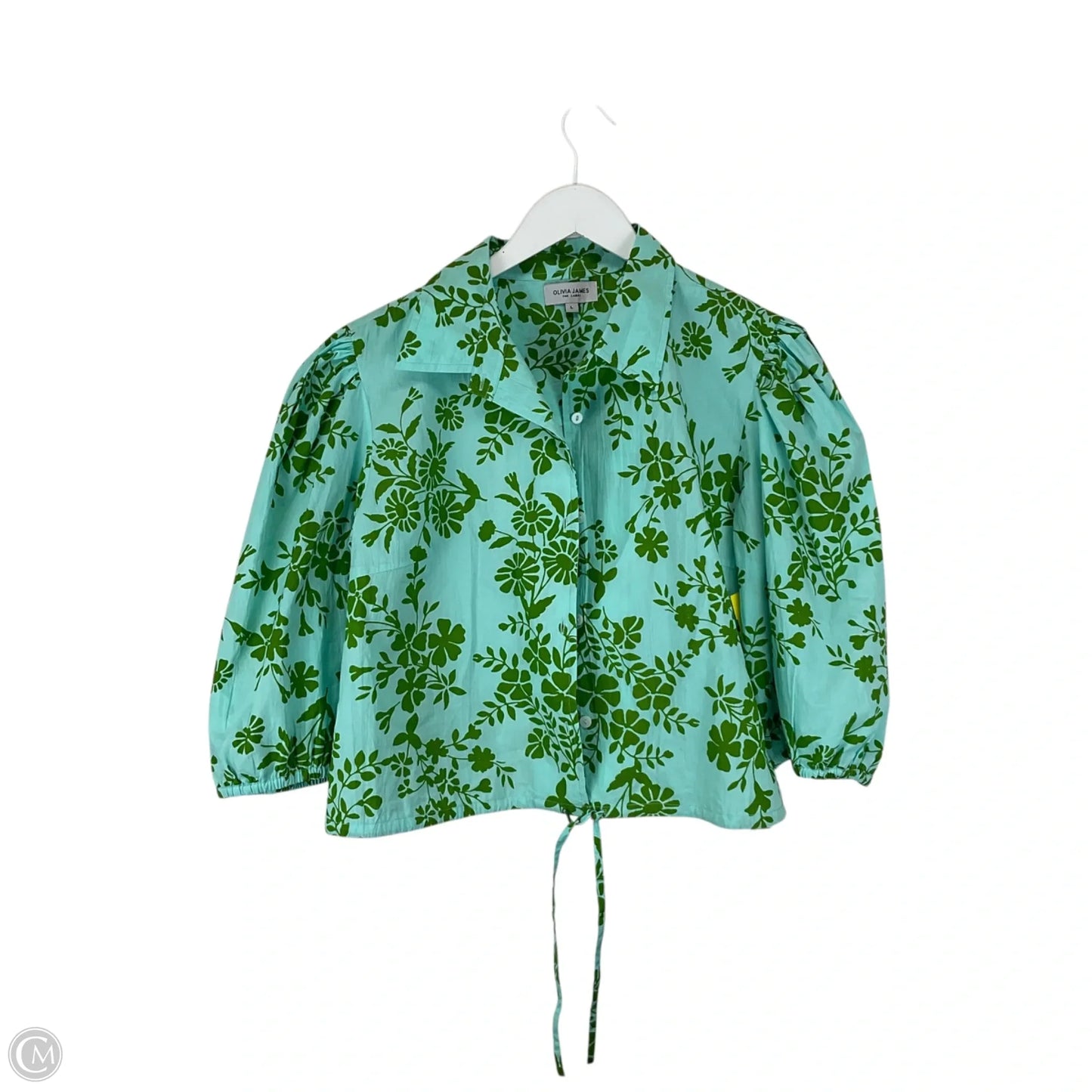 Dress Set 2pc By Cmb In Blue & Green, Size: L