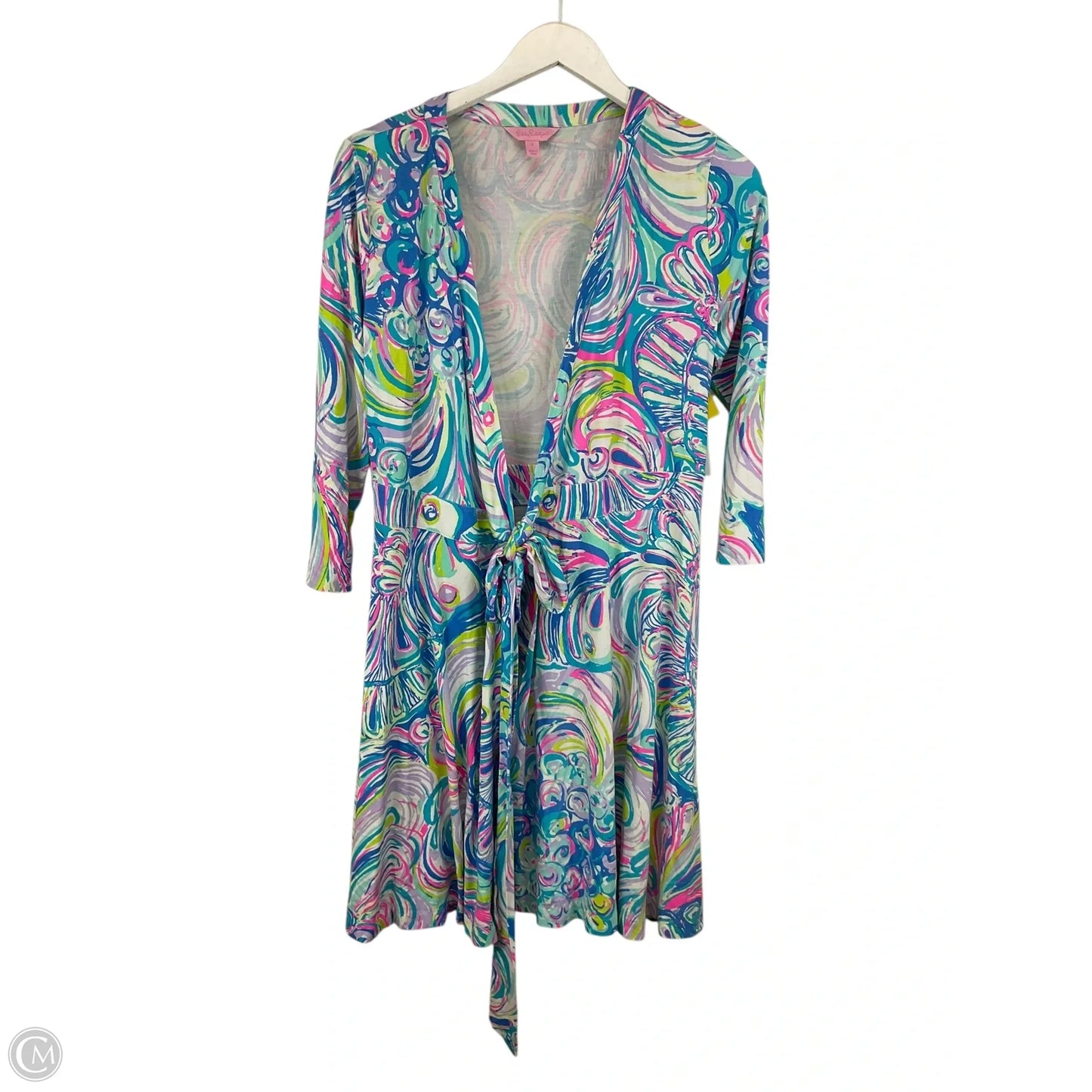 Dress Designer By Lilly Pulitzer In Blue & Pink, Size: S