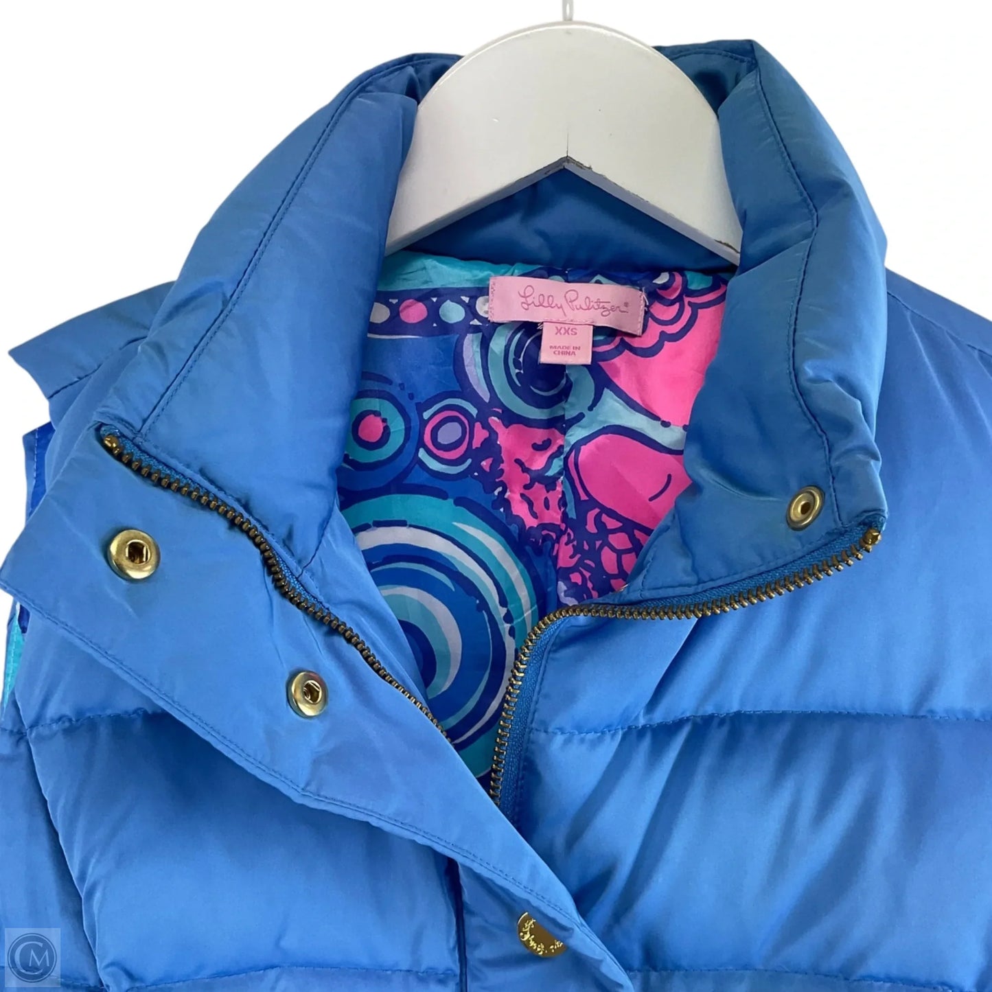 Vest Designer By Lilly Pulitzer In Blue, Size: Xxs
