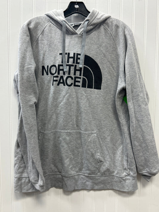 Athletic Sweatshirt Hoodie By The North Face In Grey, Size:Xl