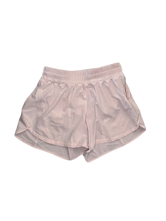 Athletic Shorts By Lululemon In Pink, Size:M