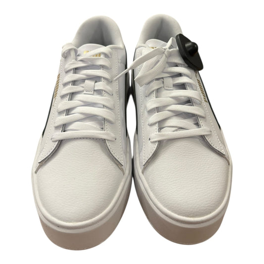 Shoes Athletic By Puma In White, Size:10