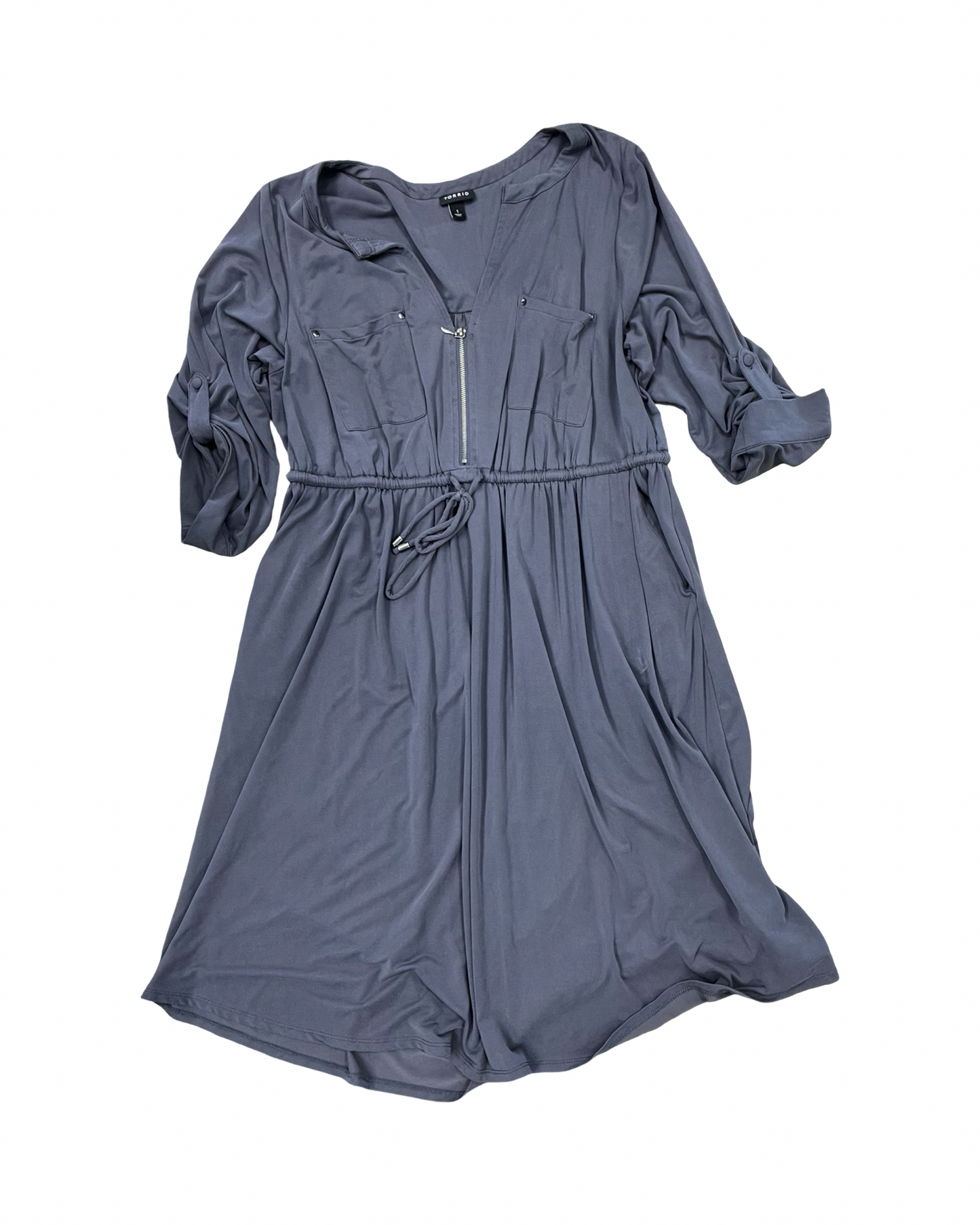 Dress Work By Torrid In Grey, Size:Xl