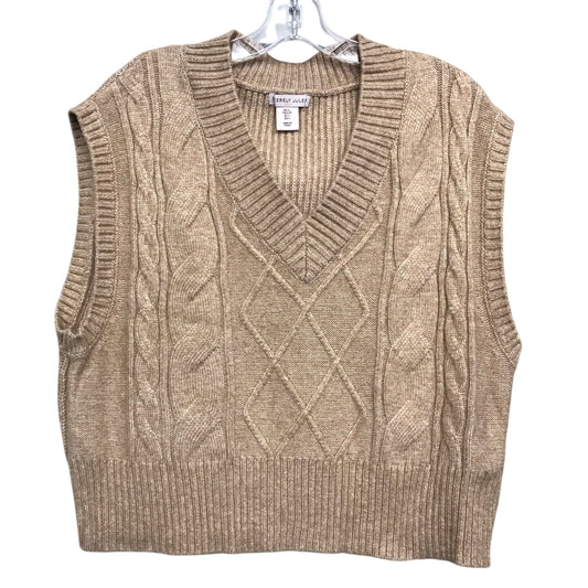 Vest Sweater By Sincerely Jules In Beige, Size:L