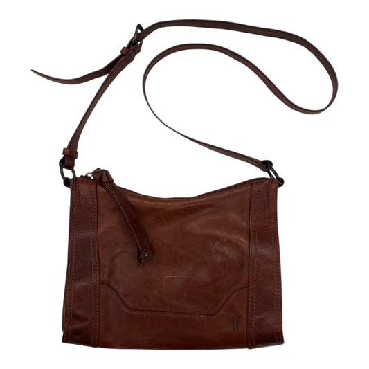 Crossbody Leather By Frye In Brown, Size:Medium
