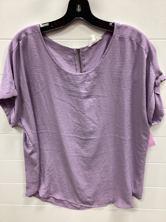 Top Ss By Maurices In Purple, Size:L