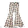 Jeans Flared By We The Free In Plaid Pattern, Size: 2