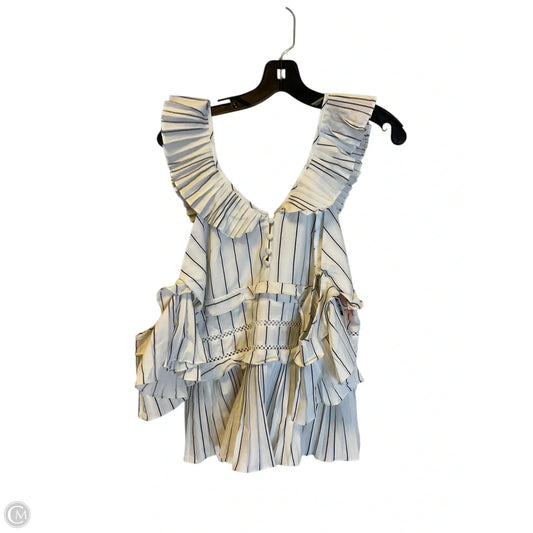 Top Short Sleeve By Clothes Mentor In White, Size: L