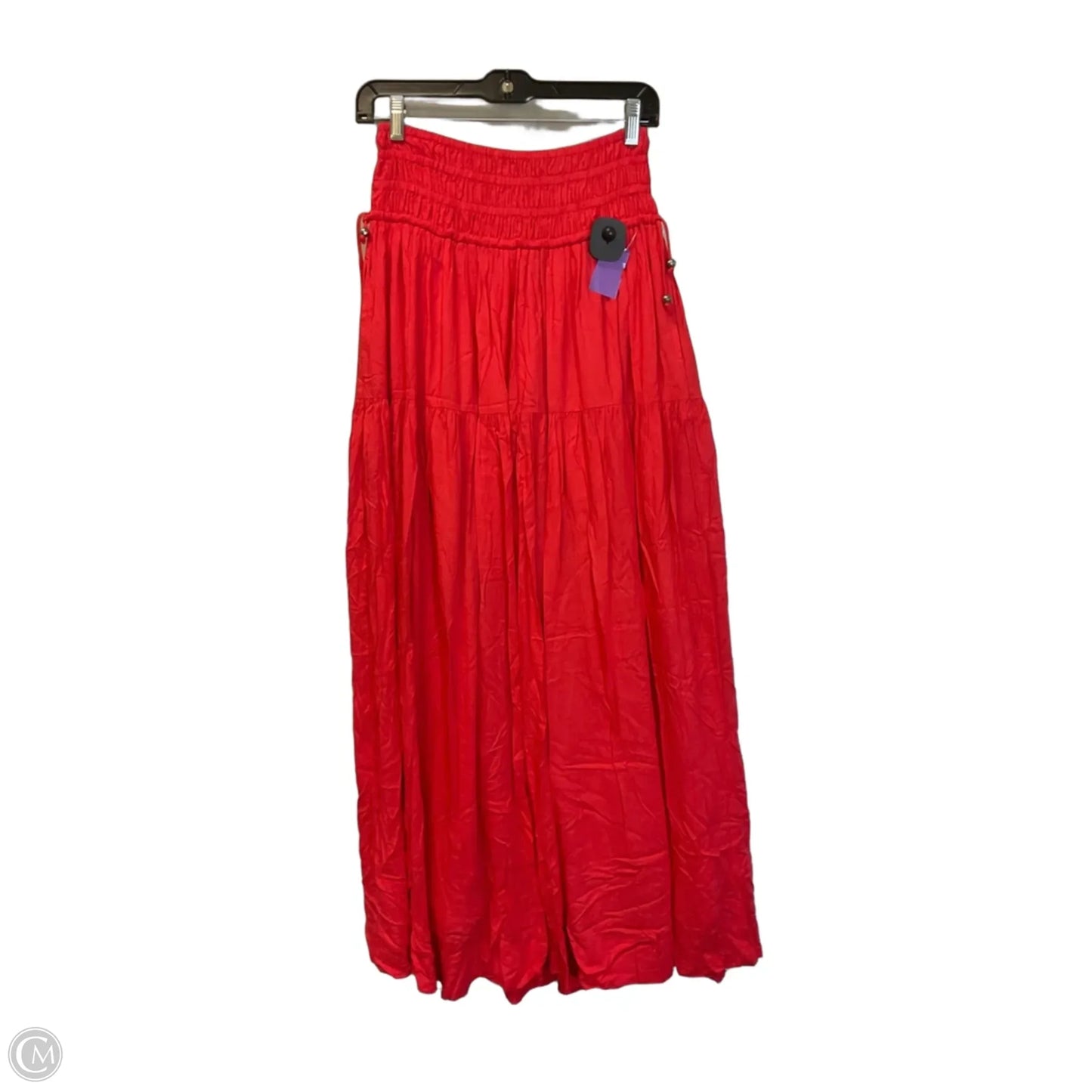 Skirt Maxi By Elan In Red, Size: S