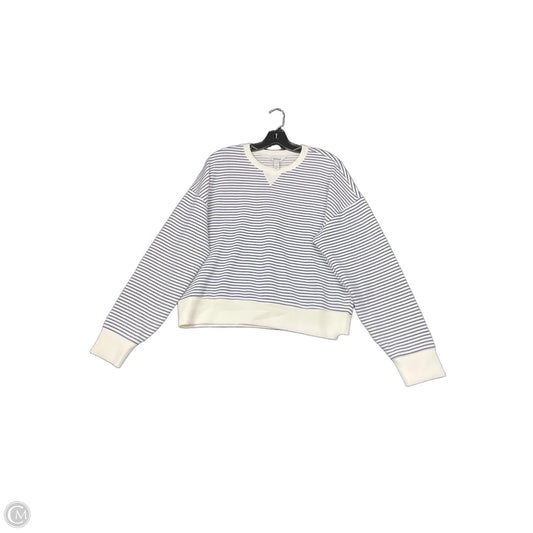 Sweatshirt Crewneck By Spanx In Striped Pattern, Size: M