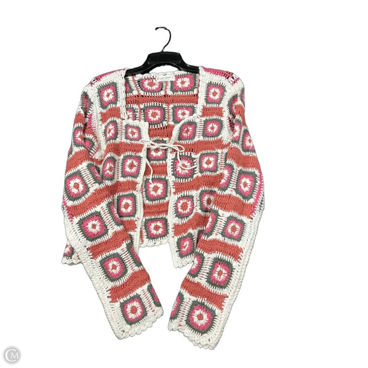 Sweater Cardigan By Lucky Brand In Multi-colored, Size: M
