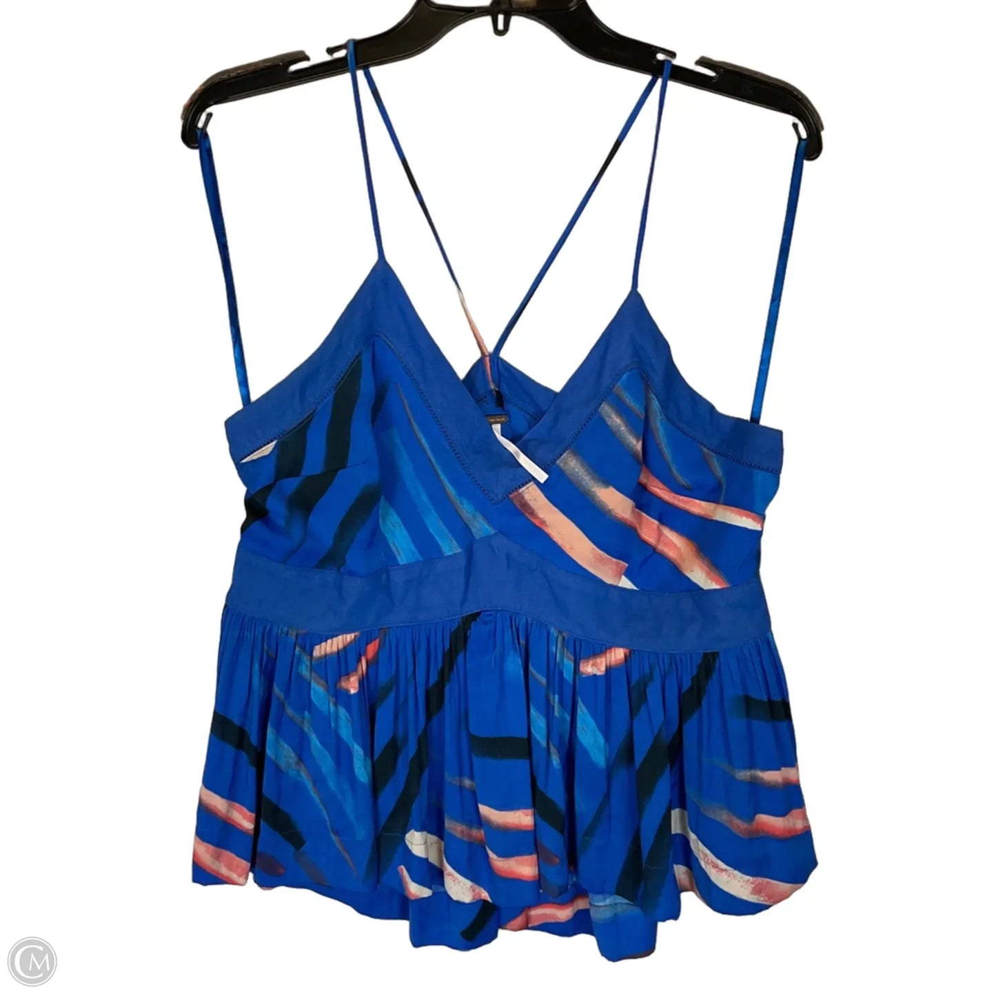 Top Sleeveless By Free People In Blue, Size: 10