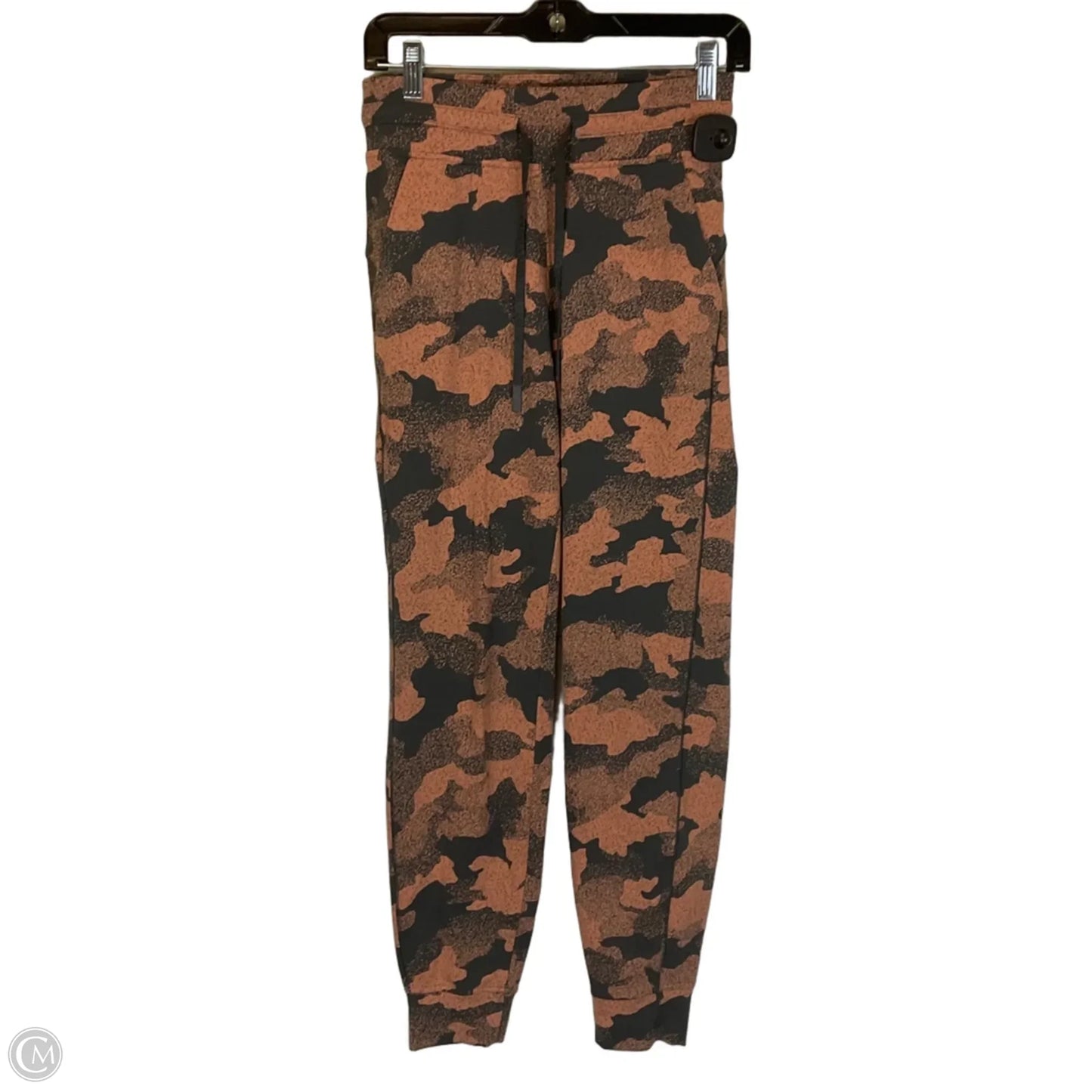 Athletic Pants By Lululemon In Black & Brown, Size: 4