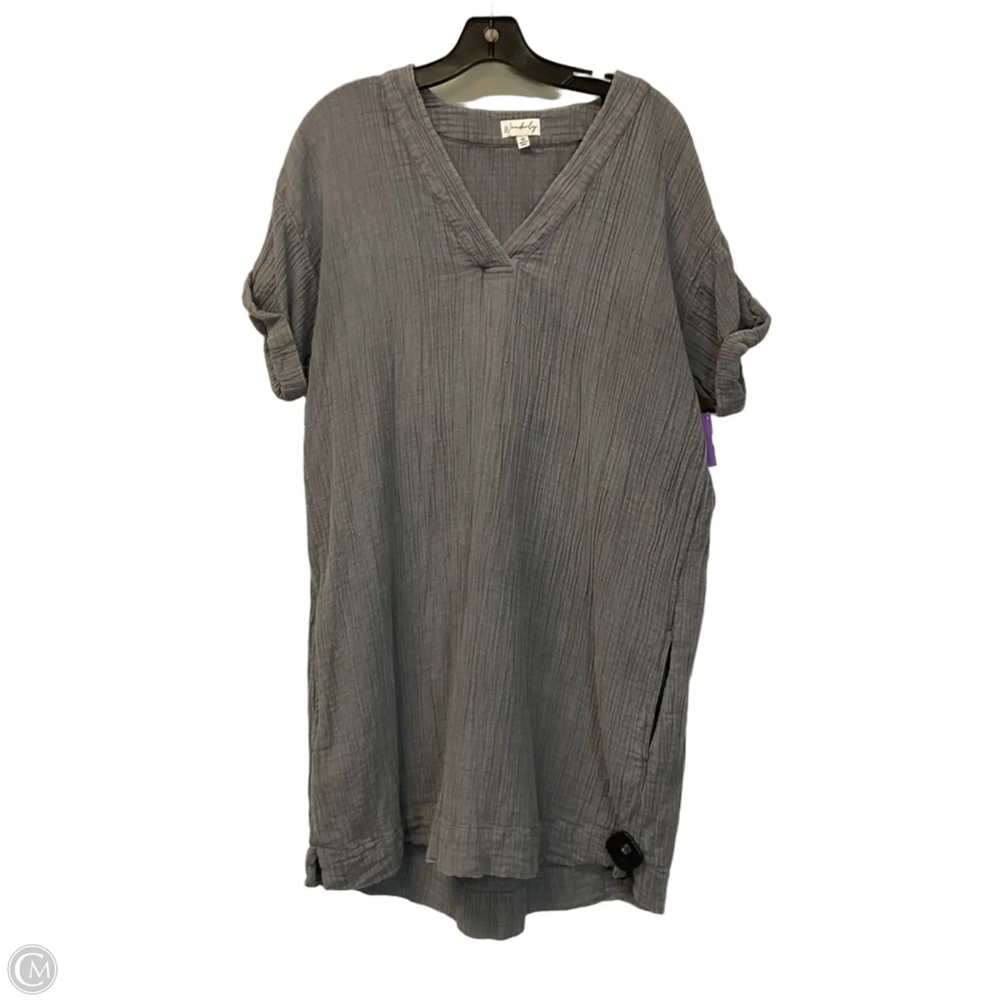 Dress Casual Short By Wonderly In Grey, Size: M