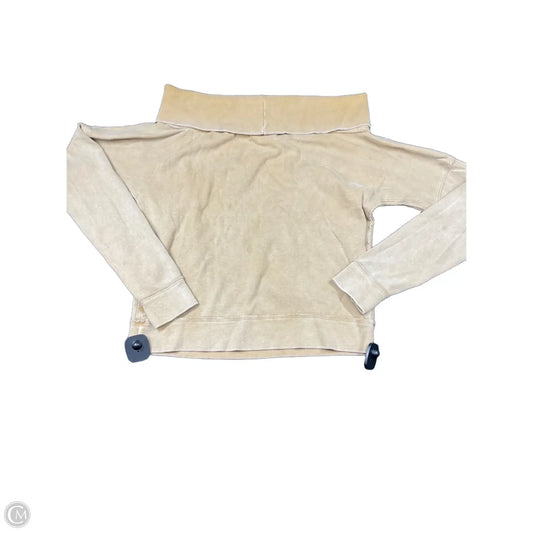 Top Long Sleeve By We The Free In Tan, Size: M