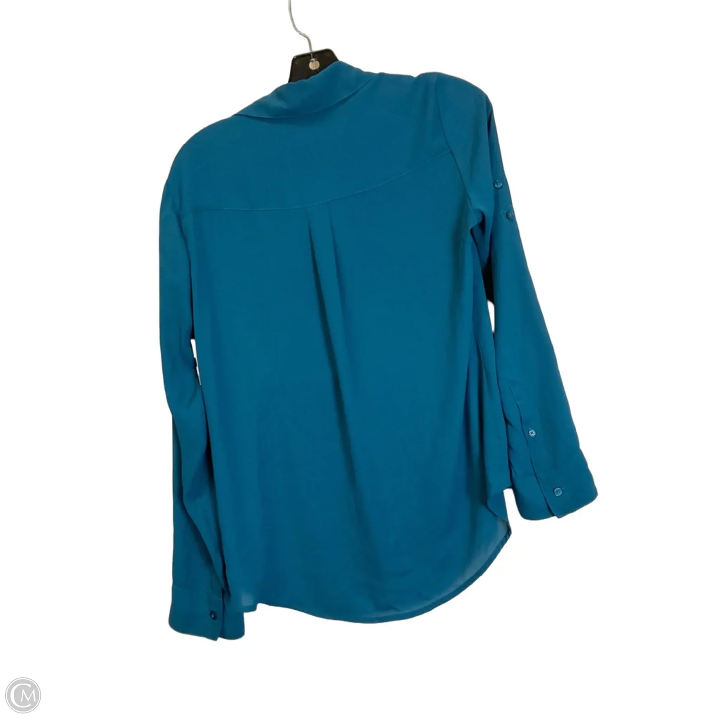 Top Long Sleeve By Express In Blue, Size: S