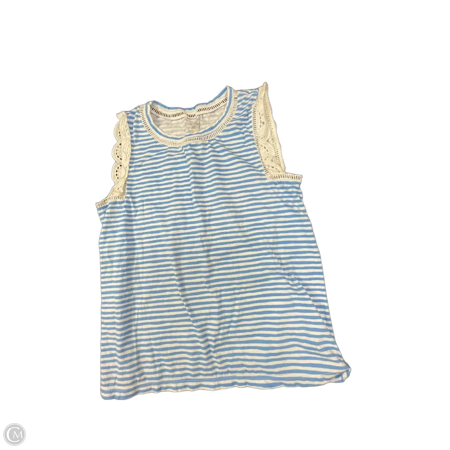 Top Sleeveless Designer By Lilly Pulitzer In Blue, Size: M