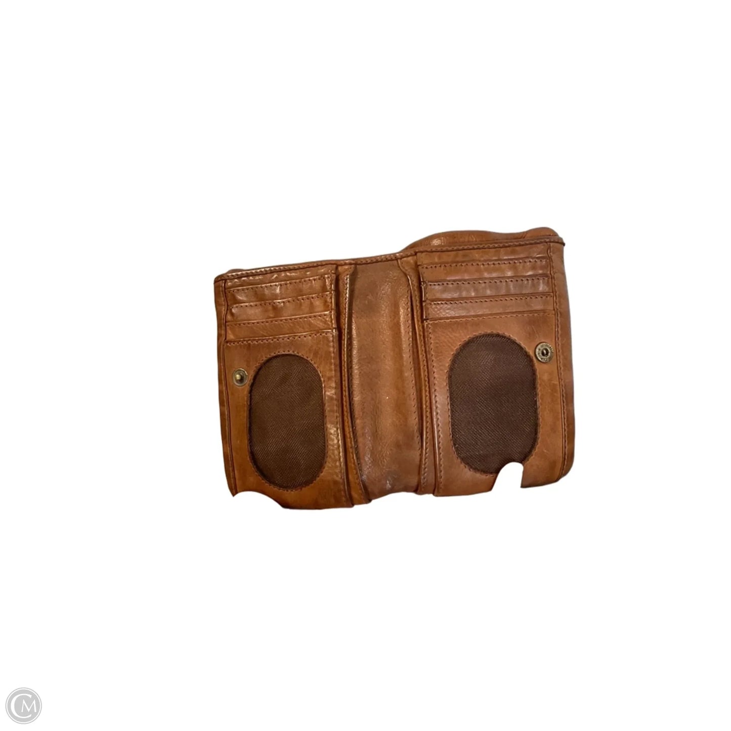 Wallet Leather By Cme, Size: Small
