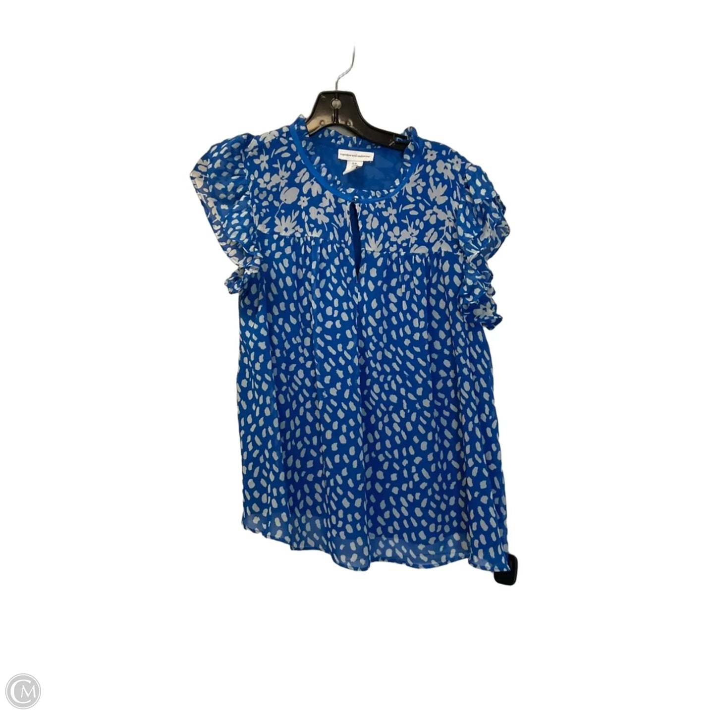 Top Short Sleeve By Cupcakes And Cashmere In Blue, Size: M