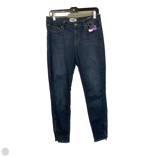 Jeans Skinny By Paige In Blue Denim, Size: 10