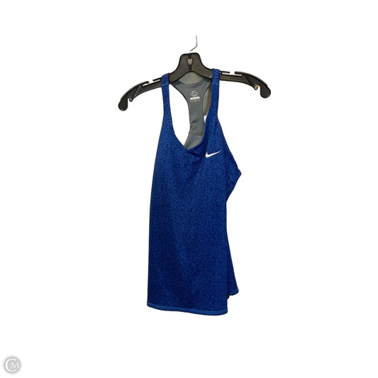 Athletic Tank Top By Nike In Blue, Size: M
