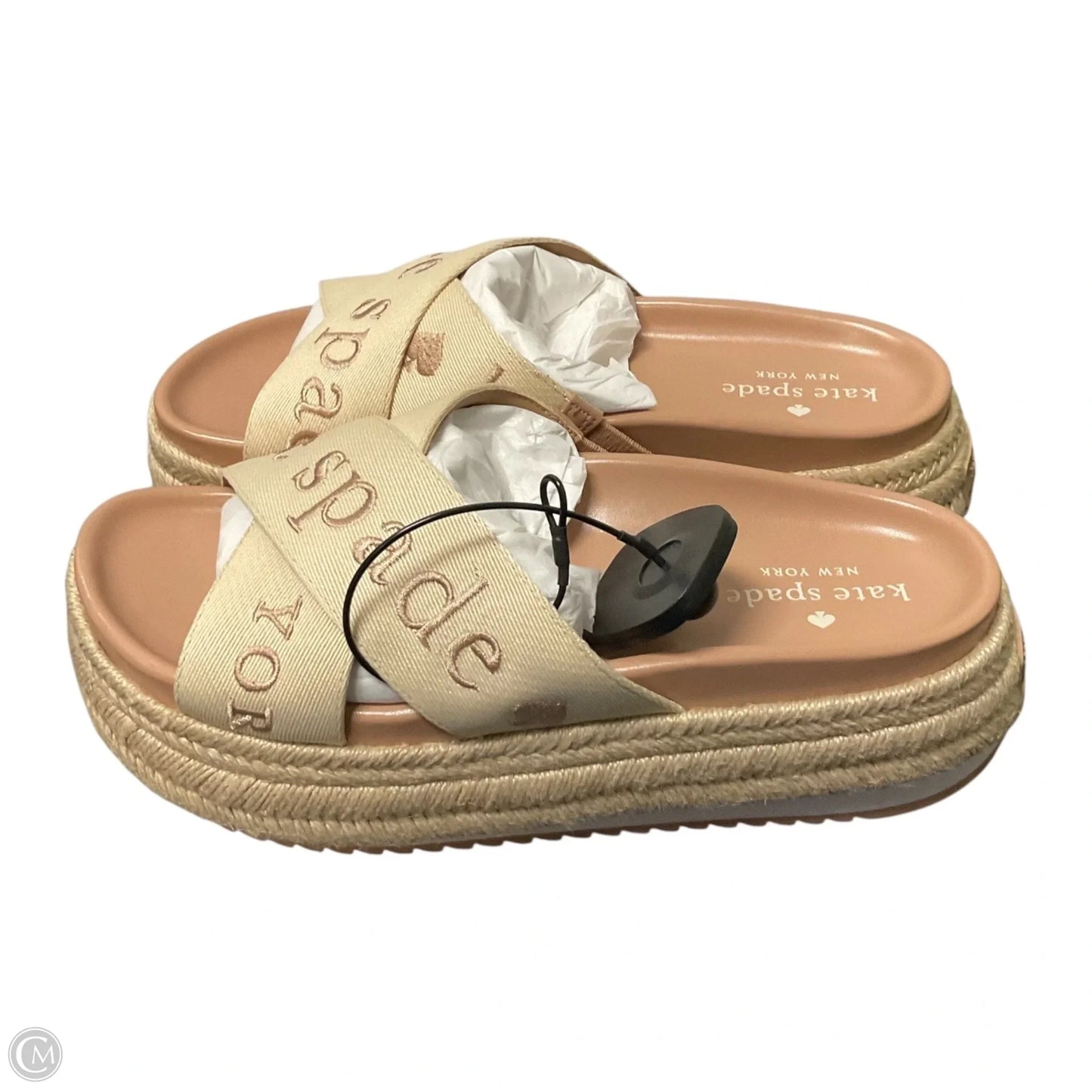 Sandals Designer By Kate Spade In Tan, Size: 7.5