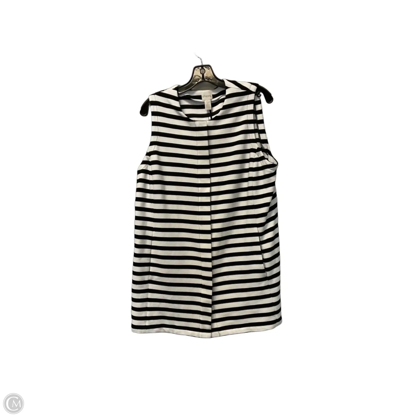 Vest Other By Chicos In Striped Pattern, Size: Xs