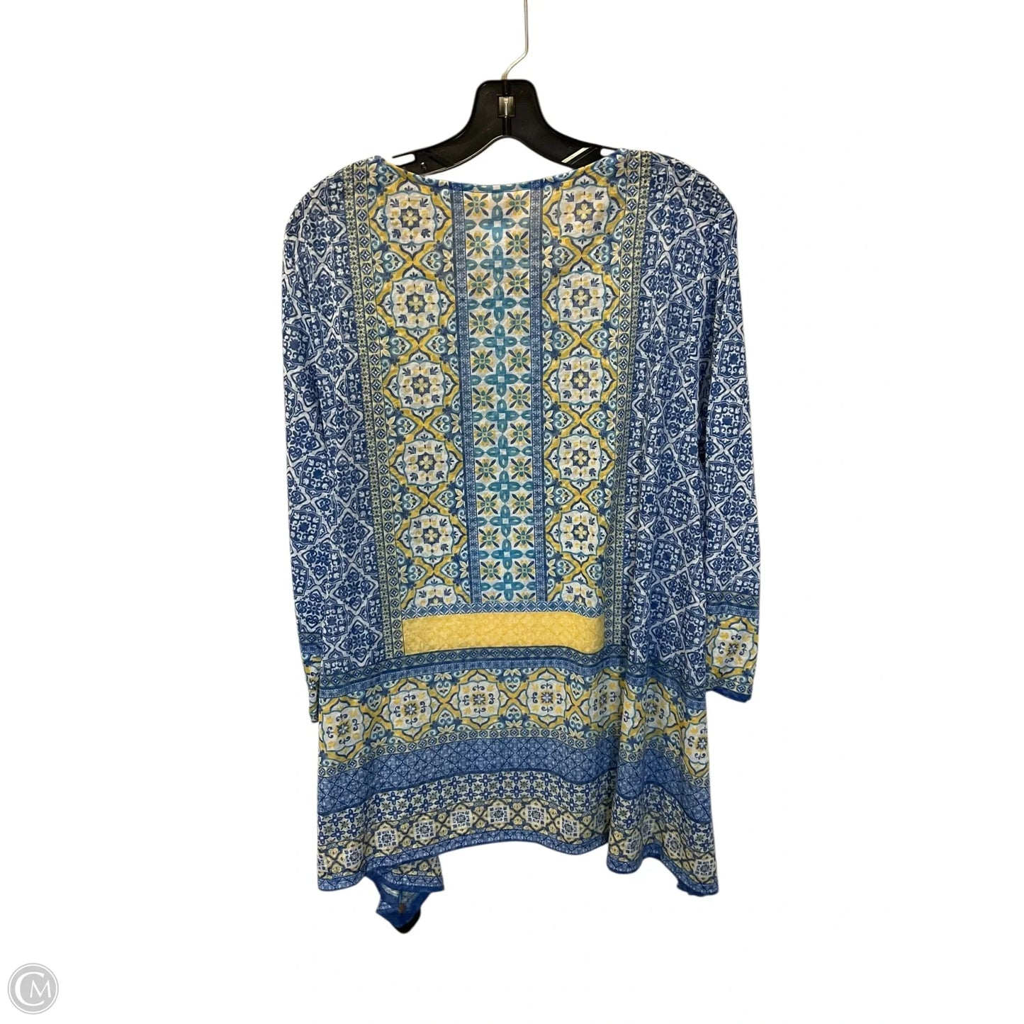 Top Long Sleeve By Ruby Rd In Blue, Size: 1x