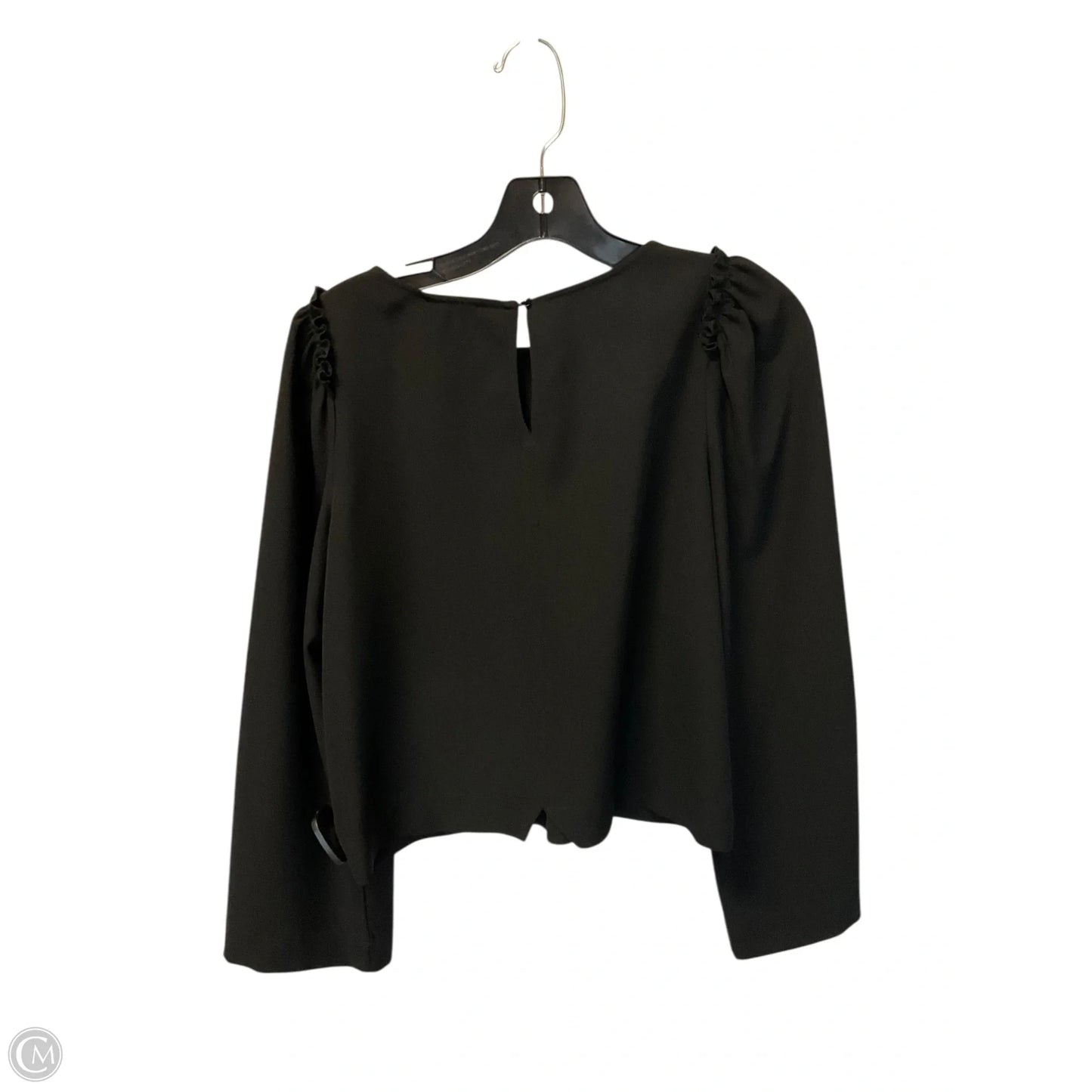 Top Long Sleeve By Antonio Melani In Black, Size: Xs