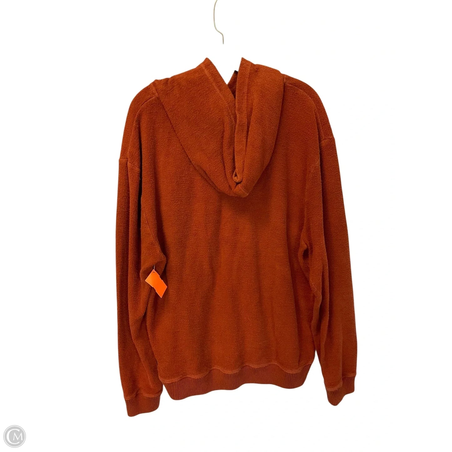 Sweatshirt Hoodie By Urban Outfitters In Orange, Size: L