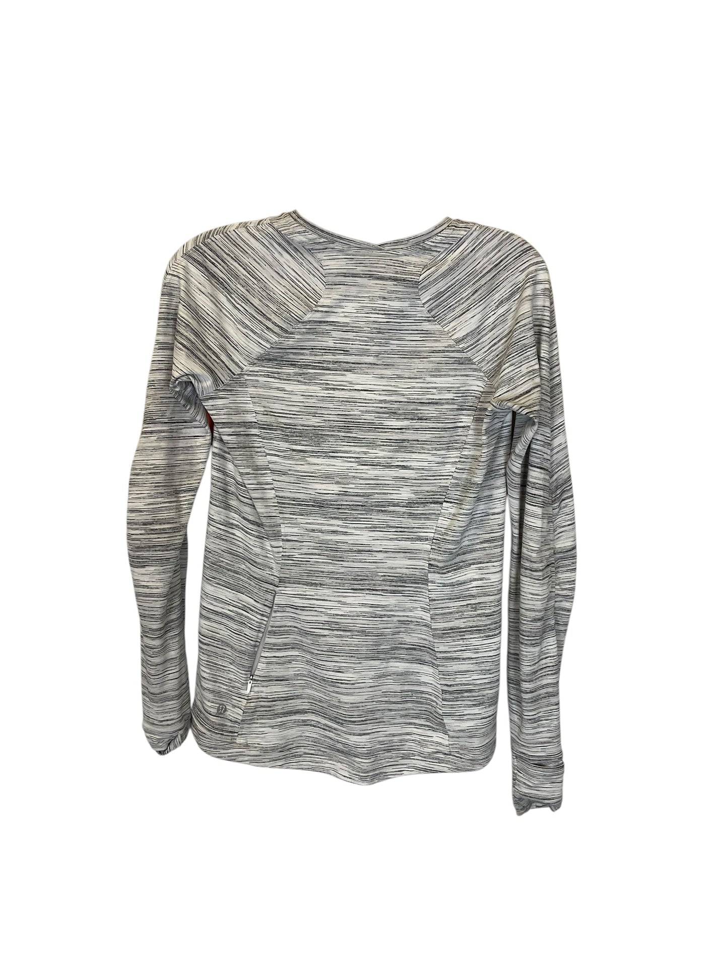 Athletic Top Long Sleeve Crewneck By Lululemon In Grey, Size: 8