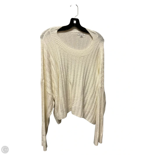 Sweater By American Eagle In Cream, Size: Xl