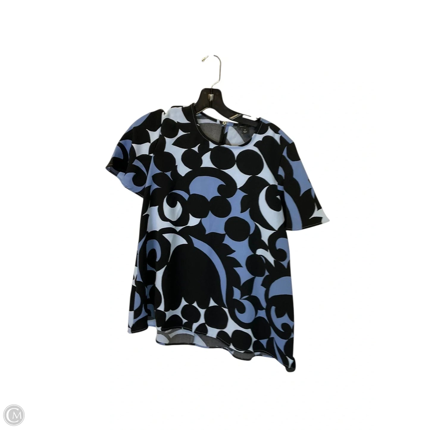 Top Short Sleeve By Ann Taylor In Navy, Size: Xs