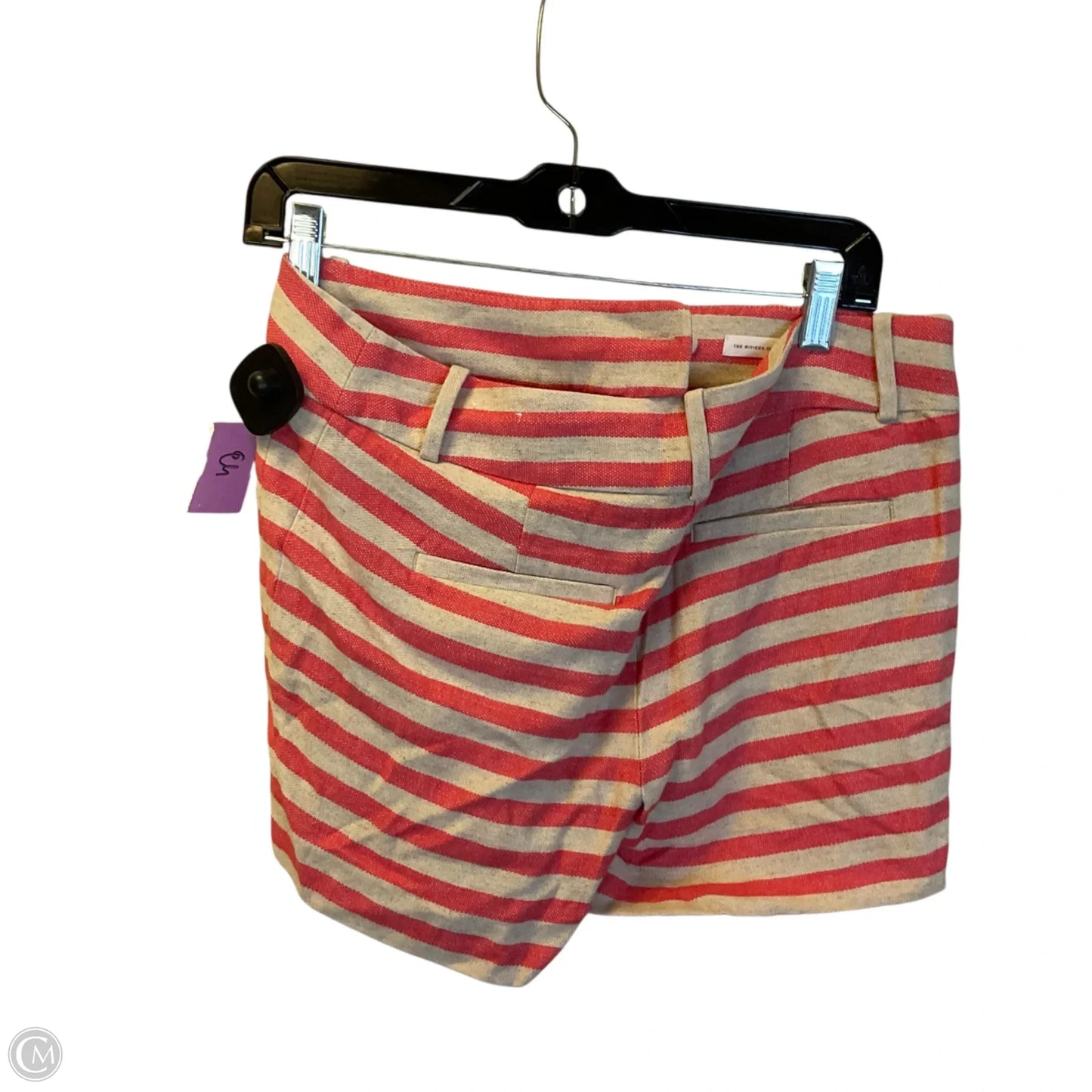 Shorts By Loft In Cream & Pink, Size: 4