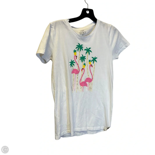 Top Short Sleeve By J. Crew In White, Size: Xs