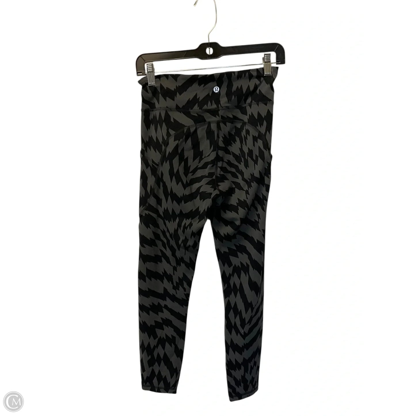 Athletic Capris By Lululemon In Grey, Size: 8