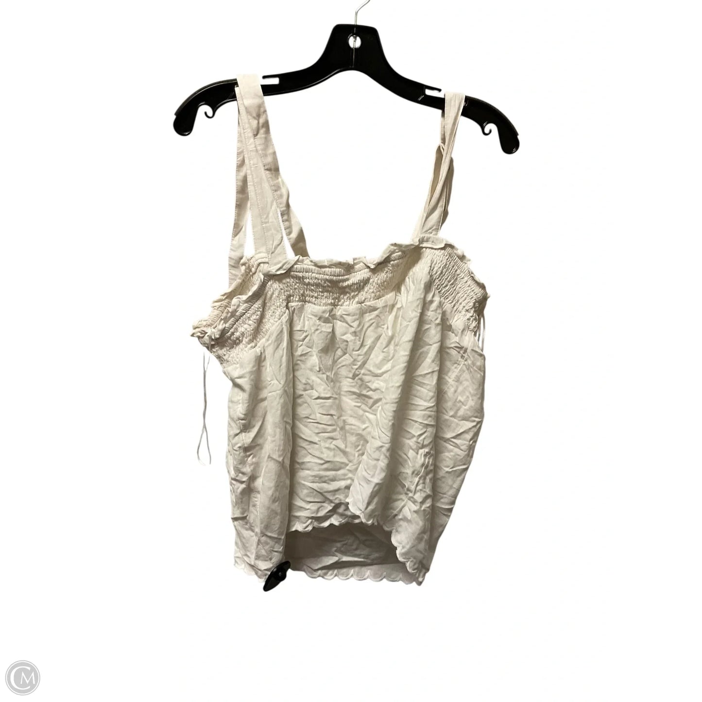 Top Sleeveless By Old Navy In Cream, Size: L