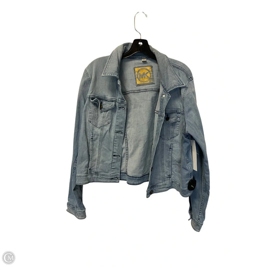Jacket Denim By Michael By Michael Kors In Blue Denim, Size: Xl