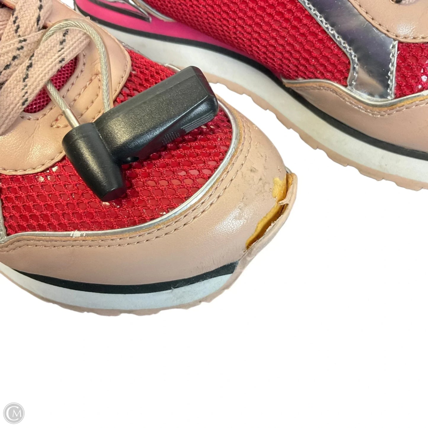 Shoes Designer By Michael Kors In Pink & Red, Size: 7