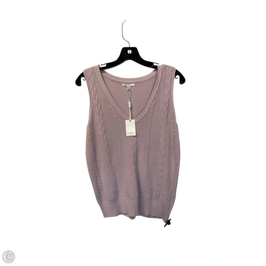 Vest Sweater By Vila Milano In Purple, Size: L