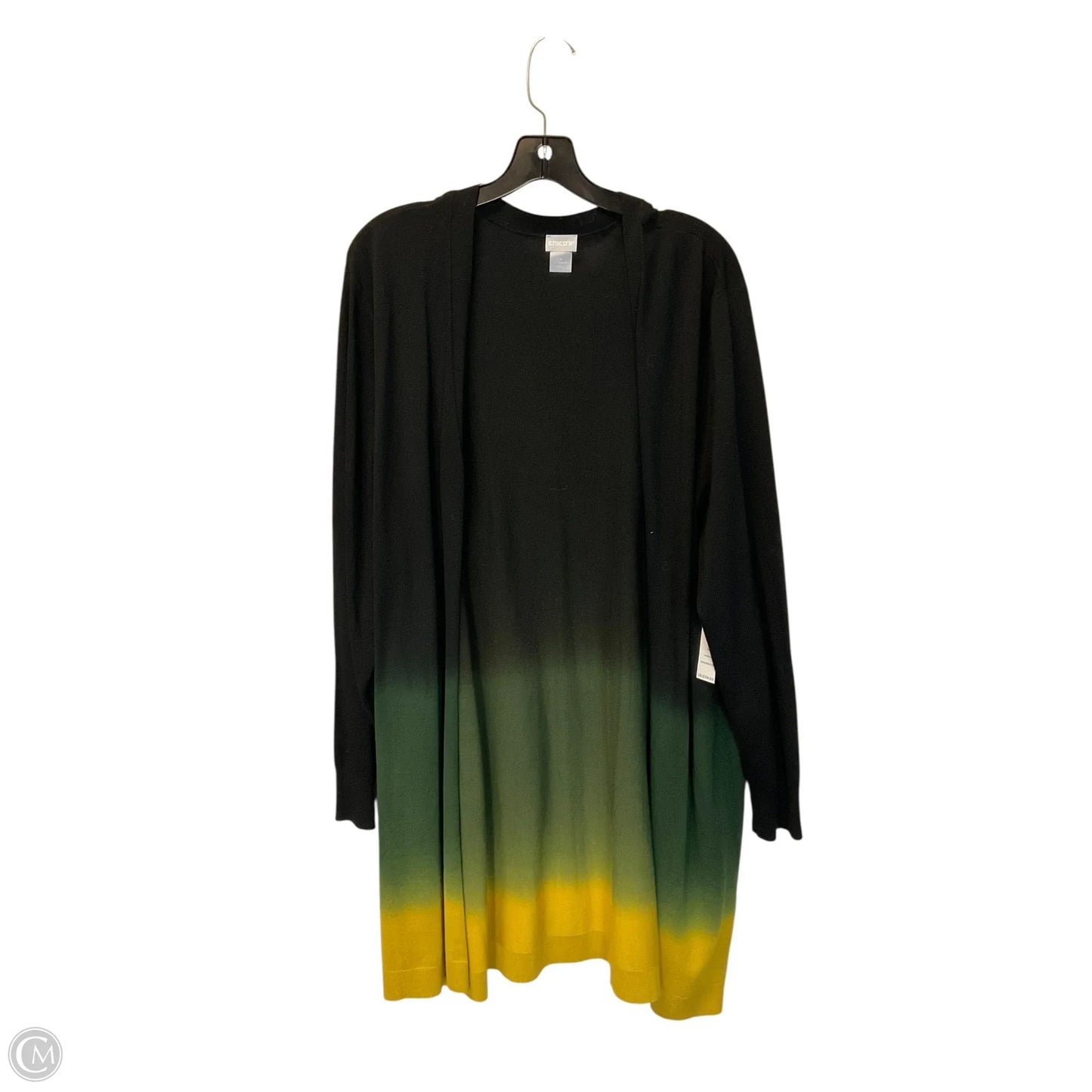 Cardigan By Chicos In Black, Size: Xxl