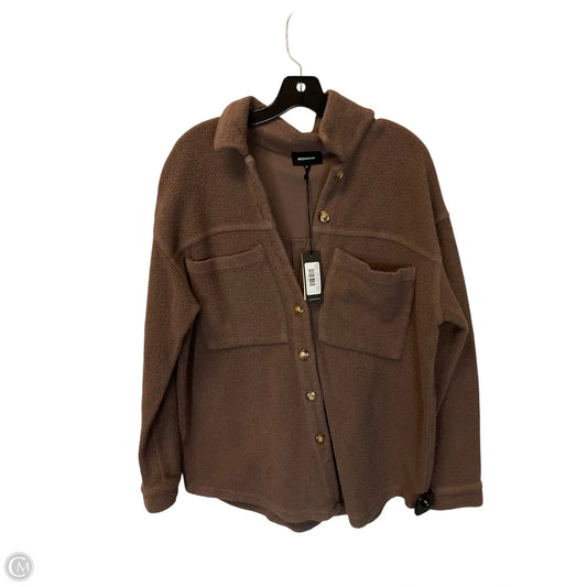 Jacket Designer By Cmc In Brown, Size: Xs
