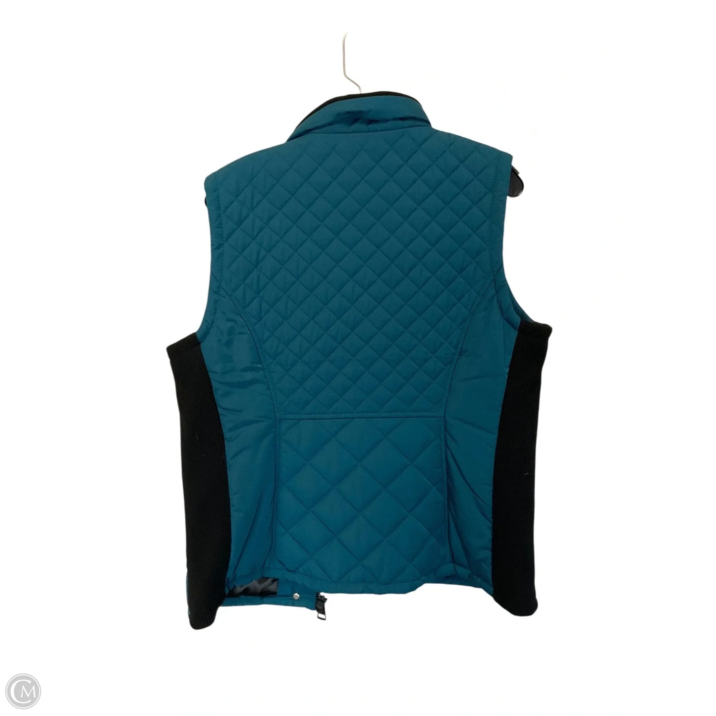 Vest Puffer & Quilted By Andrew Marc In Teal, Size: L
