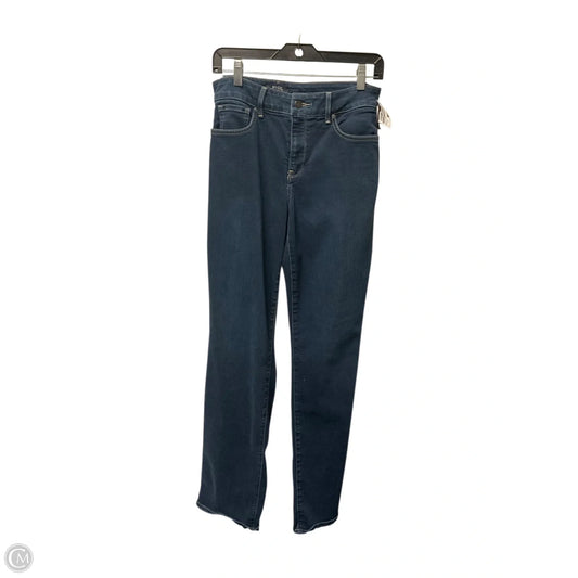 Jeans Straight By Not Your Daughters Jeans In Blue Denim, Size: 10