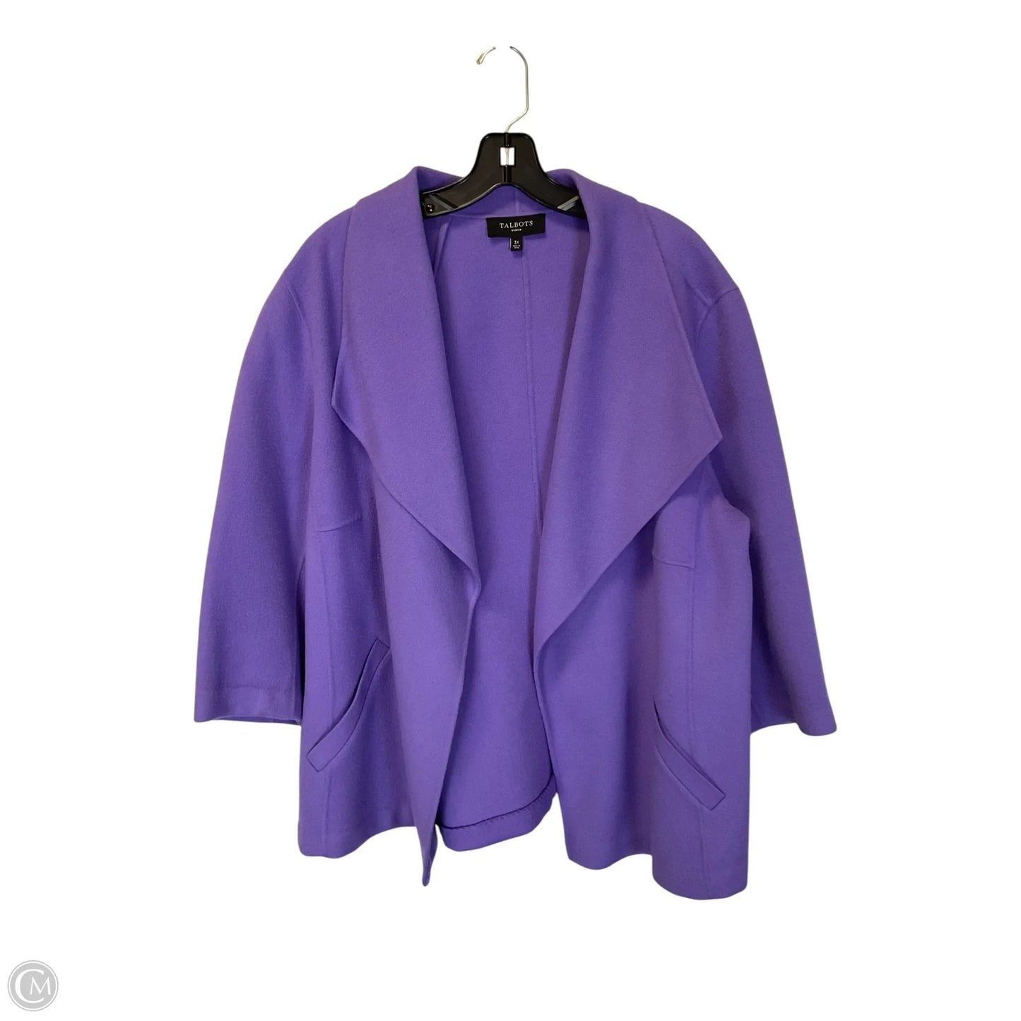Coat Other By Talbots In Purple, Size: 3x